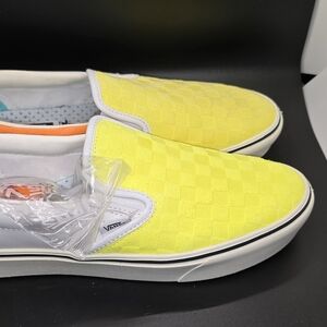 RARE Vans Penn Tennis Ball Shoes Comfy CUSH Slip-Ons Size 8.5 M 10 W 🎾